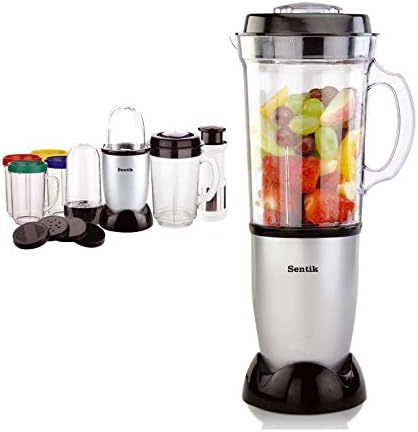 21pc Piece Multi Blender Kitchen Chopper Food Processor Juicer Smoothie Maker (Silver)