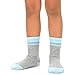 TeeHee Little Boys Basic Cotton Crew Socks 6 Pair (6-8 Years, Stripes Tipped Rib)