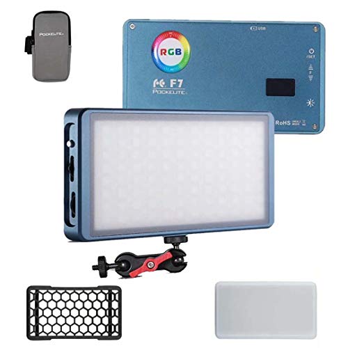 Falcon Eyes F7 RGB LED Mini Pocket On Camera Light 2500K9000K Bi Color