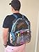 Saucey Chic New! Durable Quality Clear Backpack Blue, Transparent, Free Pencil Case!, See-Through with Adjustable Padded Straps for Work, School, College, Kids and Adults (Blue and Black)