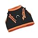 Adjustable Vest Style Harnesses for Smaller Dogs. X-Small, Orange.