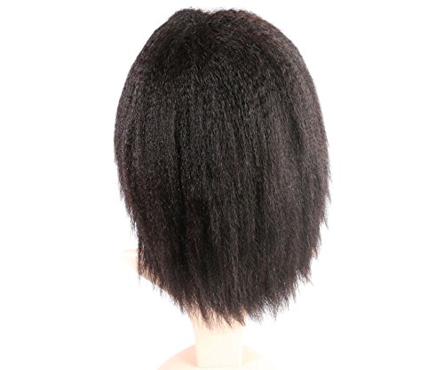 HairPR-Front-Lace-Wigs-human-hair-for-black-women-Kinky-Straight-Indian-Hair-100-Virgin-Remy-Human-Hair-Wig-1B-10-inches