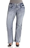 WallFlower Juniors Plus Size Washed Basic Legendary Bootcut Jeans