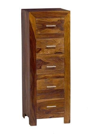 Kraft Home Chest of Five Drawers (Lacquer Finish, Honey)