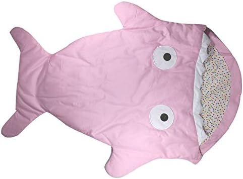 Strosportsandtech Pink Whale Shark BabyGirl Sleeping Bag Infant Toddler Swaddle Blanket