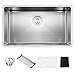 30 Inch 16 Gauge 10 Inch Deep Undermount Single Bowl Stainless Steel Kitchen Sink