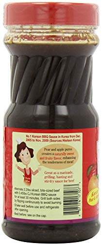 CJ Bulgogi Marinade Korean BBQ Sauce, 29.63 Ounce Bottles (Pack of 4) New Version