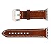 Apple Watch Band, 42mm iWatch Strap Premium Vintage Crazy Horse Genuine Leather Replacement Watchband with Stainless Metal Clasp for All Apple Watch Sport Edition - Brown