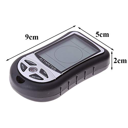 HONG111 8 in 1 Electronic Digital Multifunction LCD Compass Altimeter Barometer Thermometer