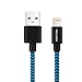 KOOTION MFI Certified L (2x1m/3.2ft Cord)ightning Cable / iPhone Charging Cable for iPhone X, 8, 8 Plus, 7, 7 Plus, 6s, 6s Plus, 6, 6 Plus, SE, 5s, 5c, 5, iPad Mini(Blue)