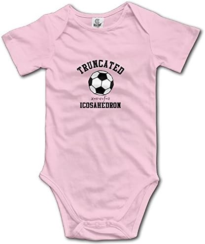 Baby Truncated Icosahedron Math Football Onesie Bodysuit Outfits