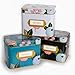 Polite Society Recipe Cards and Box Set - 24 4x6 Recipe Cards - Sturdy Tin Box - Sleek Black with Gold Finish and Floral Print - Store and Protect your Favorite Recipes