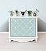 NuWallpaper NU1826 Slate Quatrefoil Peel & Stick Wallpaper, Blue