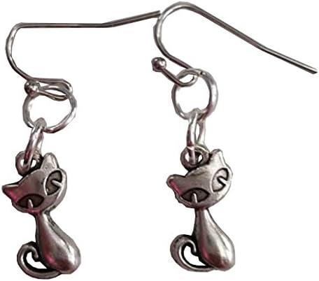 Siamese Cats Dangle Earrings
