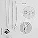 GemsChest 925 Sterling Silver Diamond Accent Black Plated Paw Print Pendant Necklace