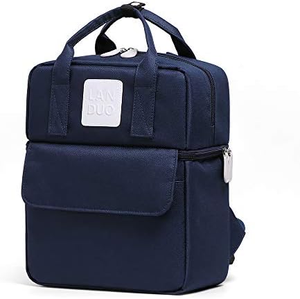 Breast Pump Bag Backpack - Cooler and Moistureproof Bag for Mother Baby Bottle Breast Milk Pump Outdoor Working Backpack Diaper Bag (Blue)
