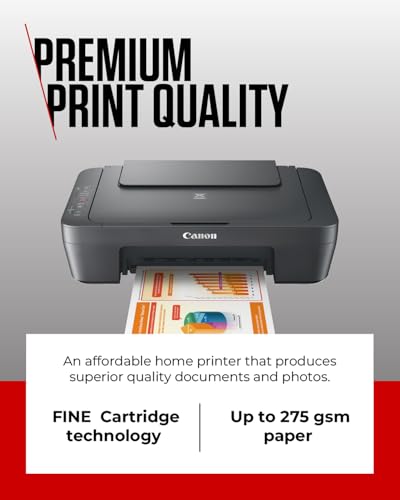 Canon PIXMA MG2551S Series - All-in-One A4 Printers, Copier & Scanner for Home Use | USB Connectivity Only, No WiFi Connection | Energy Efficient Printer Home Printers