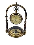 VETERIS Desk Clock Table Clock with Maritime