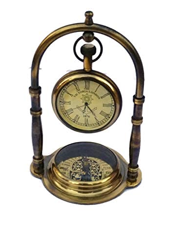 VETERIS Desk Clock Table Clock with Maritime