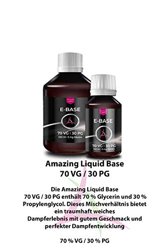 E -Liquid Grundstoff Base/e Liquid Basis zum selbermischen von E-Liquids für E-Zigarette und E-Shisha / 0 mg nikotinfrei… – Bild 4