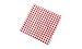 Fox Run French Fry Wax Paper Liners, Red Gingham, 24-Count