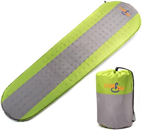 Camping Sleeping Pad for Lightweight Hiking Backpacking Self Inflating Air Comfortable Thick Foam Ultralight Compact Durable Mattress for Outdoor Traveling Sleep Rest Insulated Support Mummy Bag Bed