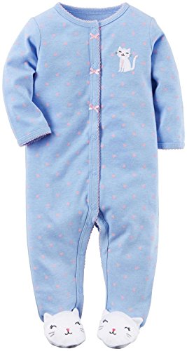 Carter's Baby Girls Interlock 115g214, Blue, NB