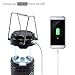 EACHPOLE |3-Pack| Outdoor Camping LED Lantern with Solar Charging Dual Power Supply Built-in Power Bank, APL1565