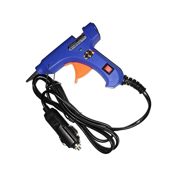 VOSAREA 12 V verbesserte Mini-Schmelzklebepistole herausnehmbare Anti-Hot-Cover-Klebepistole mit für kleine DIY… – Bild 5