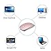 2win2buy Rechargeable Wireless Mouse,2.4G Optical Sensor Ultra Slim Mice + USB Receiver for Notebook, PC, Laptop, Computer, Macbook (Rose Gold)
