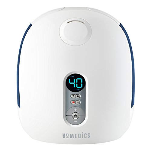 HoMedics Warm & Cool Mist Dual Tank Digital Ultrasonic Humidifier, 2 gallon tank, up to 120 hours, Programmable Digital Display, 12 hour auto-off timer, night light, Whisper Quiet, Baby, Bedroom