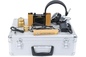 KOCAN Water Leakage Detector Kit, Acoustic Sensor, 0-100dB Adjustable, 3m Detection Depth, with Headphones and Carrying Case