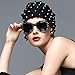 BALNEAIRE Flowers Swim Cap Women Pearl Floral Swim Cap Hat Long Hair Swimming Caps Black Color