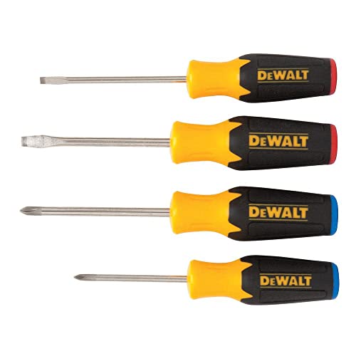 DEWALT Screwdriver Set, 4 Piece (DWHT62512) , Black