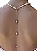 Pearls Backdrop Necklace Wedding Jewelry Backless Dress Accessories