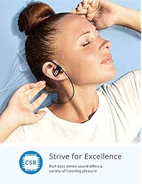 Mpow Flame Auriculares Bluetooth Impermeables IPX7, Auriculares inalámbricos Deporte, Graves HiFi Auriculares estéreo con micrófono, Case, 7 9 Hrs Reproducción cancelación Auriculares (cómodo y rápido par)