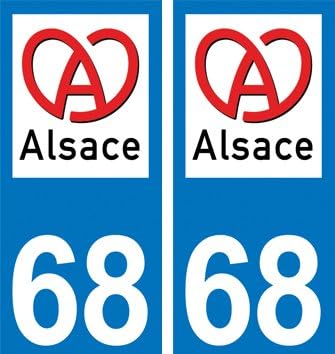 Gr Grece Identifiant Europeen Autocollant Plaque Immatriculation