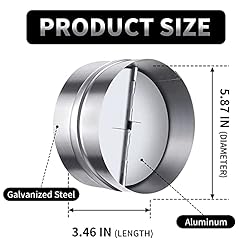 6 Inch Backdraft Damper Back Draft Vent Duct