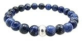 6th Chakra Bracelet Third Eye Chakra Sodalite Gemstone Beaded Elastic, 7 3/4