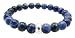 6th Chakra Bracelet Third Eye Chakra Sodalite Gemstone Beaded Elastic, 7 3/4"