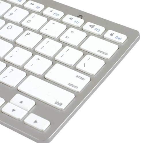 Bluetooth Wireless Slim Keyboard For Apple iMac iPad Android Phone PC Tablet (White) - Image 4