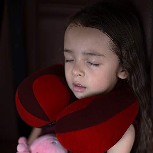 INFANZIA Kids Chin Supporting Travel Neck Pillow, Prevent Head from