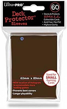 Ultra Pro Sleeves (Small, Brown)