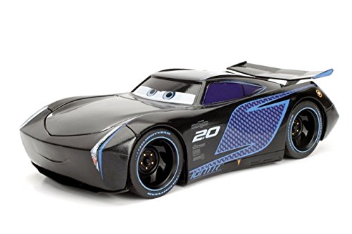 NEW 1:24 JADA TOYS DISPLAY COLLECTION - BLACK DISNEY PIXAR CARS 3 JACKSON STORM Diecast Model Car By Jada Toys (Without Retail Box)
