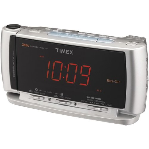 TIMEX T740BC DUAL ALARM CLOCK RADIO WITH SOOTHING SOUNDS