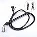 BinaryABC Leather Whip ,Handle Whip for Halloween Costume Accessories 1.6m(Black)