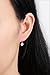 Sterling Silver Lever Back Earrings With Two 5mm/0.8ct Bezel Set Hearts and Arrows Cutting Simulated Diamonds - New Release