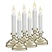 Xodus Innovations FPC1520P-R6 Battery Operated LED Window Candle with New Hot Spot Technology and Dusk to Dawn Sensor and Choice of Warm or Bright White Flame (Pack of 6)