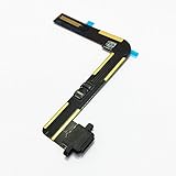 Black Charger Charging Connector Dock Port with Flex Cable Fix Replacement Repair Parts for iPad Air / iPad 5
