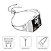 Wearlizer Bling Band Compatible for Fitbit Ionic Bands Women, Stainless Steel Bling Replacement Band Bracelet with Diamond Rhinestones X-Link Compatible Fitbit Ionic Small Large Silver